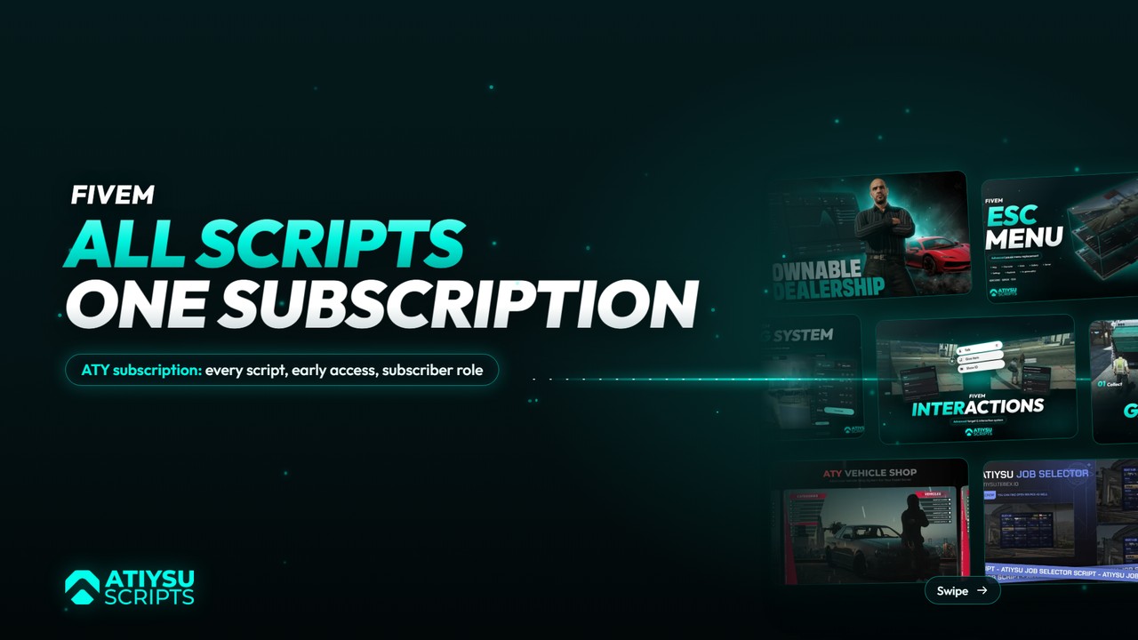 FiveM — all scripts, one subscription